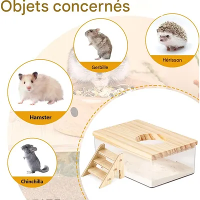 ZooVenture Sandbad für Hamster, Rennmäuse und Chinchillas