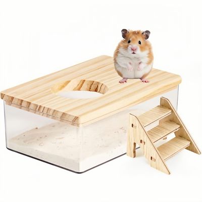 ZooVenture Bac de bain de sable pour hamster, gerbille et chinchilla
