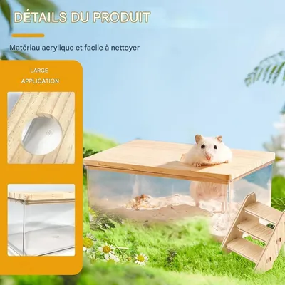 ZooVenture Sandbad für Hamster, Rennmäuse und Chinchillas