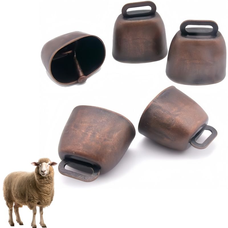 ZooVenture Lot de cloches en cuivre pour animaux