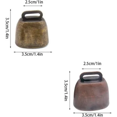 ZooVenture Lot de cloches en cuivre pour animaux