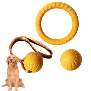 Frisbees Pour Chien - Lot De 4 Disques Souples TPR Orange - Diamètre 15 Cm - Flottants Et Résistants Aux Morsures - Pour Jeu En Extérieur