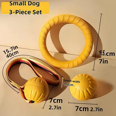 ZooVenture  Balles jouets pour chien ensemble 3 pièces