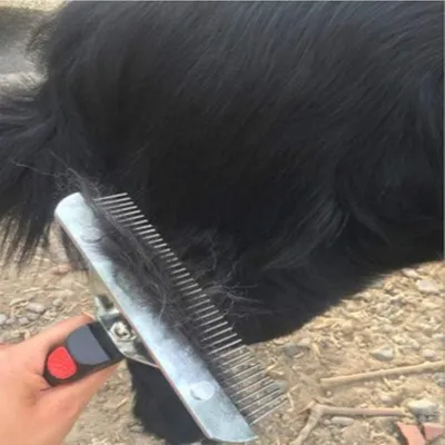 ZooVenture Peigne de démêlage pour chien de taille moyenne et extra - large