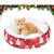 PetTribes Canapé de Noël lavable pour chien et chat