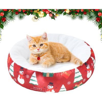 PetTribes Canapé de Noël lavable pour chien et chat
