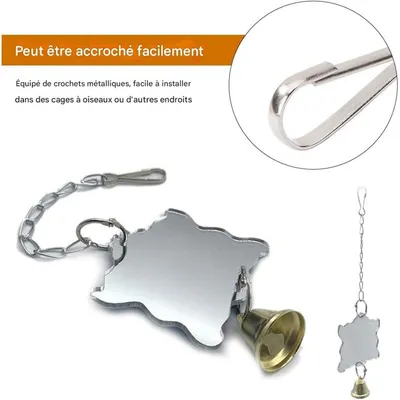 ZooVenture Jouets miroir pour oiseaux