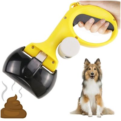 ZooVenture Pooper Scooper pour Chiens Jaune et noir
