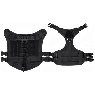 ZooVenture Harnais Tactique pour Chiens Noir