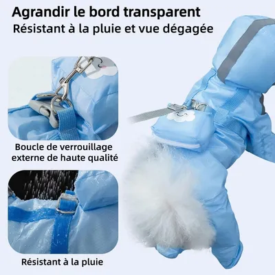 ZooVenture Wasserdichter Regenmantel für Hunde ZooVenture Wasserdichter Regenmantel für Hunde