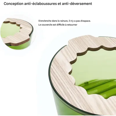 ZooVenture Bac de bain de sable pour hamster