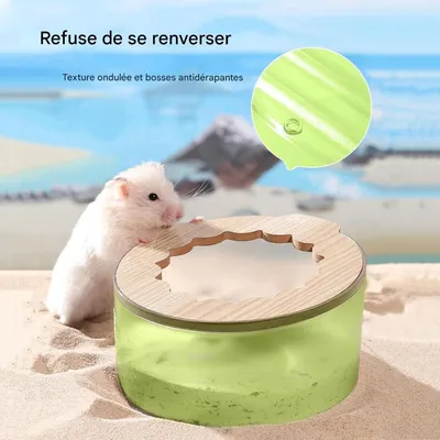 ZooVenture Bac de bain de sable pour hamster