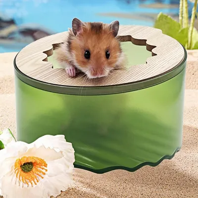 ZooVenture Bac de bain de sable pour hamster