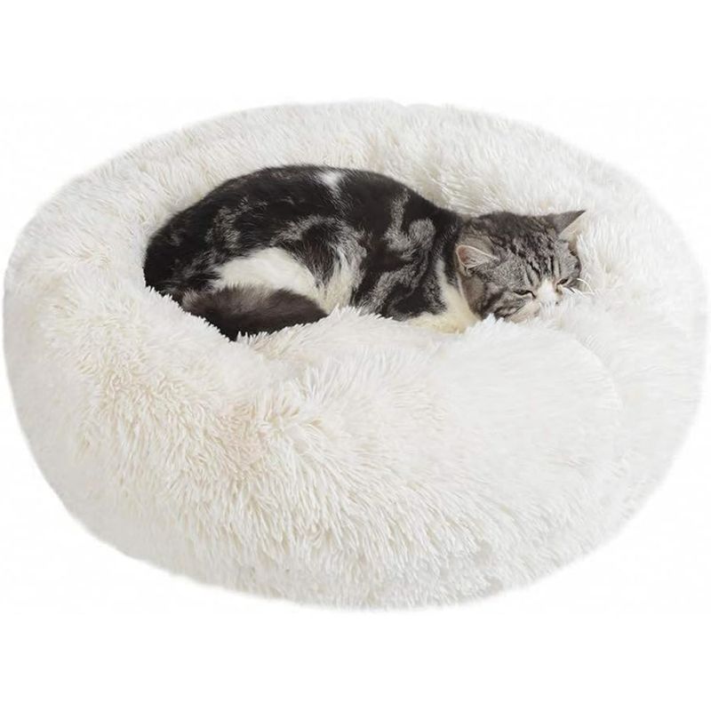 ZooVenture Panier  pour chien et chat Blanc - diamètre 50 cm
