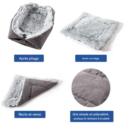 ZooVenture Panier pour chat et chien Pliable 2 utilisations