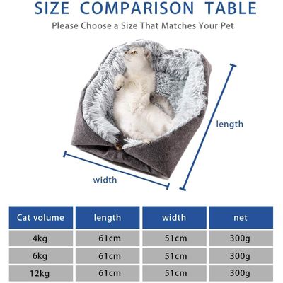 ZooVenture Panier pour chat et chien Pliable 2 utilisations