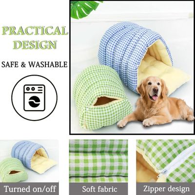 ZooVenture lit pour chat et chien Vert fermé
