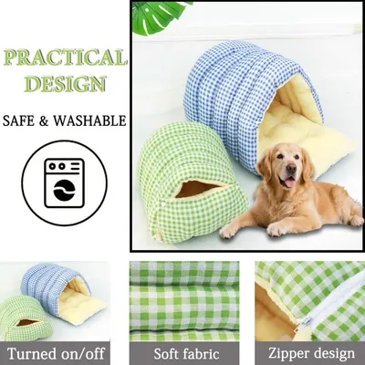 ZooVenture lit pour chat et chien Vert fermé