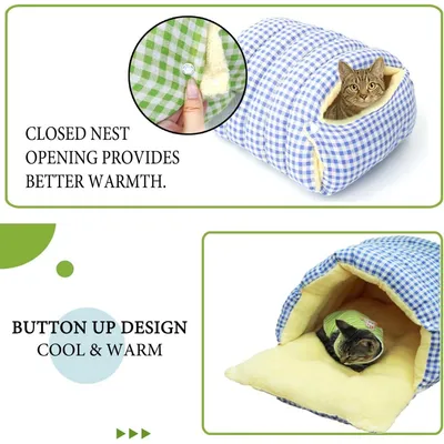ZooVenture lit pour chat et chien Vert fermé