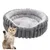 ZooVenture Panier rond pour chat et petit chien Diamètre 40cm ZooVenture Panier rond pour chat et petit chien Diamètre 40cm