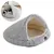 IntiMeg Nid en forme de coquille pour chien et chat, chauffant en hiver IntiMeg Nid en forme de coquille pour chien et chat, chauffant en hiver