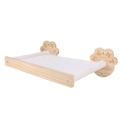 IntiMeg Lit en peluche à fixation murale pour chat