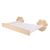 IntiMeg Lit en peluche à fixation murale pour chat