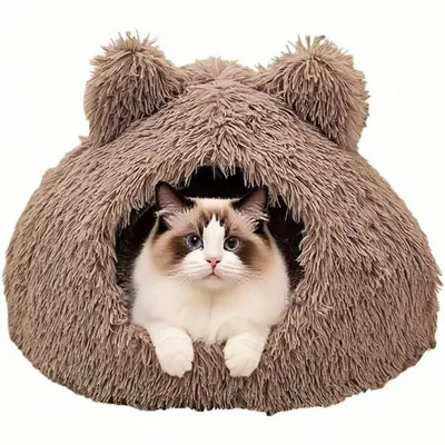 ZooVenture Douillet Panier à Capuchon Pour Chats Intérieurs ZooVenture Douillet Panier à Capuchon Pour Chats Intérieurs