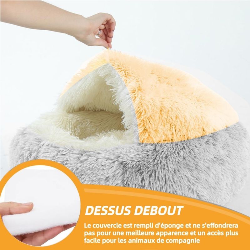 ZooVenture Chaud Et Doux Panier Pour Animaux De Petite Et Moyenne Taille