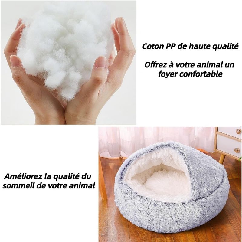ZooVenture Chaud Et Doux Panier Pour Animaux De Petite Et Moyenne Taille