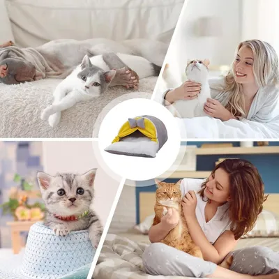 ZooVenture Tente pour chat et chien Gris M