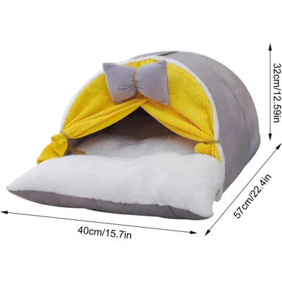 ZooVenture Tente pour chat et chien Gris M