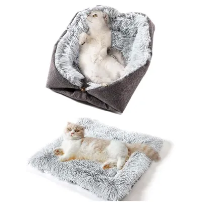 ZooVenture Panier pour chat et chien Pliable 2 utilisations