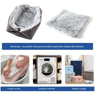 ZooVenture Panier pour chat et chien Pliable 2 utilisations