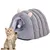 ZooVenture Panier pour Chat et chiens en Forme de Grotte