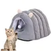 ZooVenture Panier pour Chat et chiens en Forme de Grotte