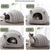 ZooVenture Tente pour chat et chien Nid de chenille Gris