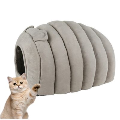ZooVenture Tente pour chat et chien Nid de chenille Gris