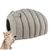 ZooVenture Tente pour chat et chien Nid de chenille Gris