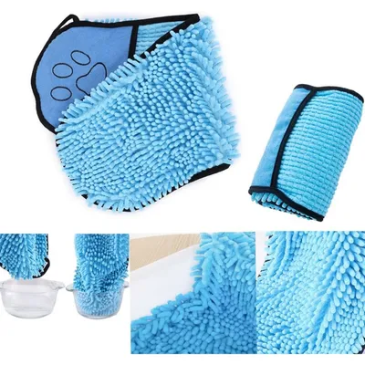 PetTribes Serviette de bain épaisse en microfibre pour chien et chat