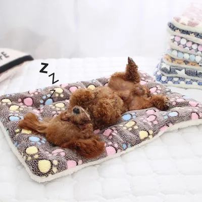 PetTribes Tapis doux et lavable pour chat et chien - Confort toute l'année