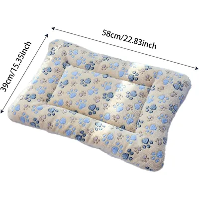 PetTribes Tapis doux et lavable pour chat et chien - Confort toute l'année