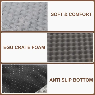 PetTribes Panier chien confortable avec bord surélevé