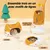 ZooVenture Lot Accessoires Hamster - Abreuvoir Céramique,Mangeoire,Cachette