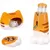 ZooVenture Lot Accessoires Hamster - Abreuvoir Céramique,Mangeoire,Cachette