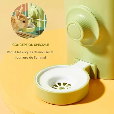 ZooVenture Dispensador automático de agua de 600 ml para conejos
