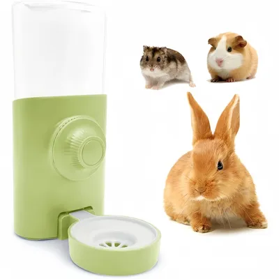 ZooVenture Dispensador automático de agua de 600 ml para conejos