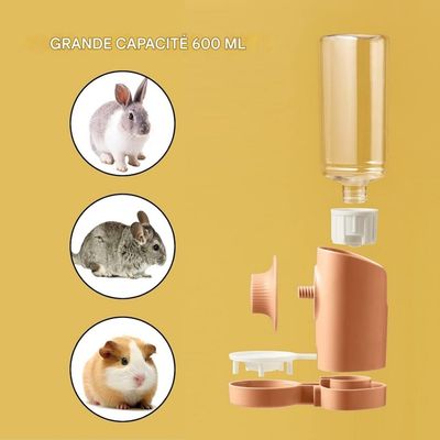 ZooVenture 600ML Automatique Distributeur Eau Pour Lapin