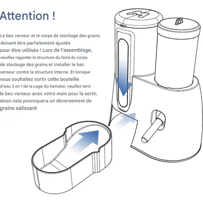 ZooVenture Distributeur d'eau pour hamster et petits animaux