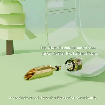 ZooVenture Dispensador automático de agua para conejos